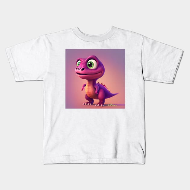 Baby Dinosaur Dino Bambino - Oliver Kids T-Shirt by KOTOdesign